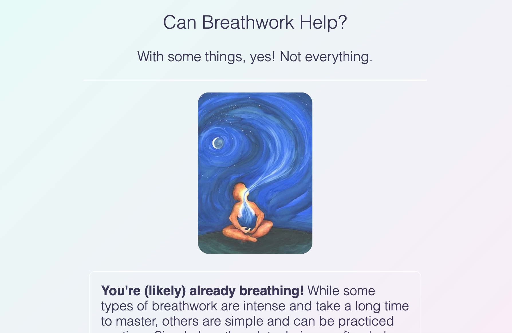 image of breathwork app